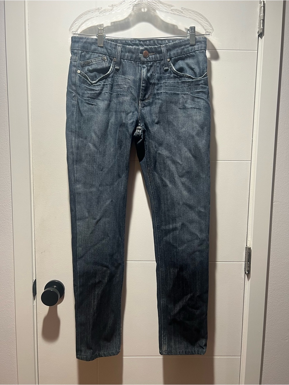Joe's Jeans Slim Straight Dark Blue Denim